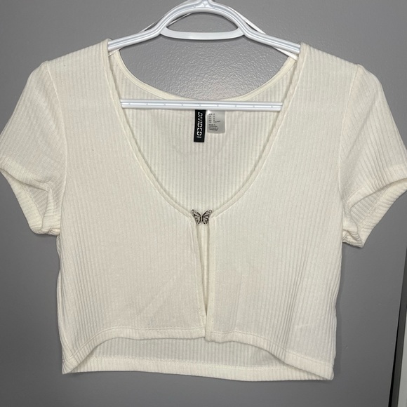 Butterfly Pendant T-shirt - Picture 1 of 4